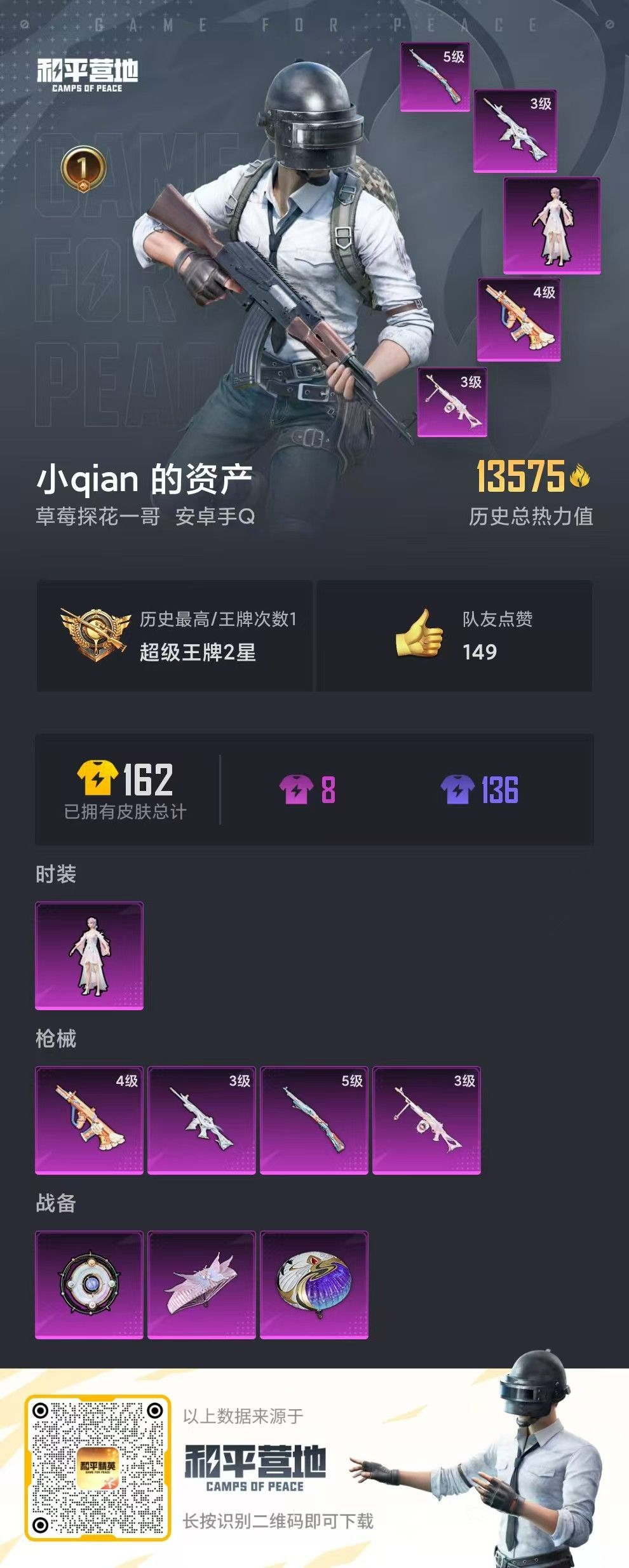 HPKG349108和平精英账号详情图5 HPKG349108和平精英账号详情图5