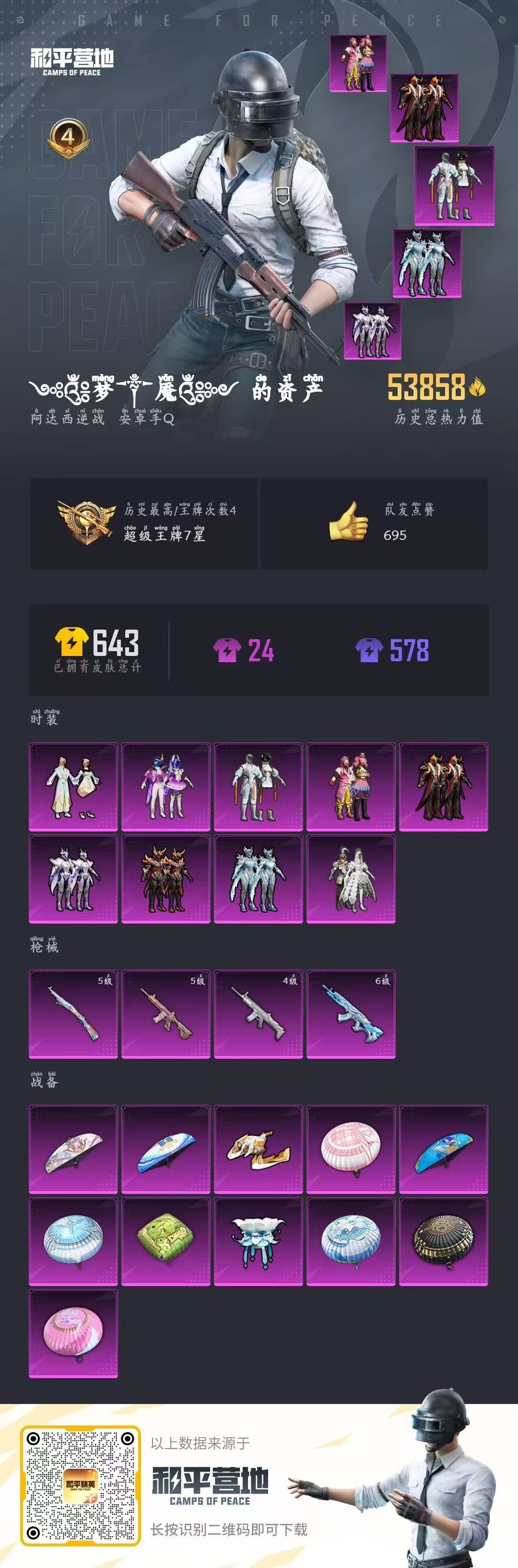 HPKG346891和平精英账号详情图9
