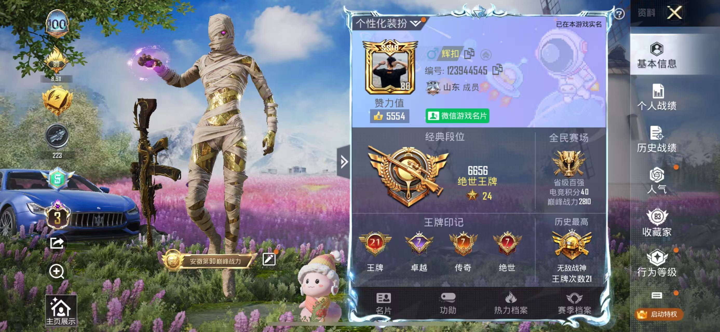 HPKG349806和平精英账号详情图14