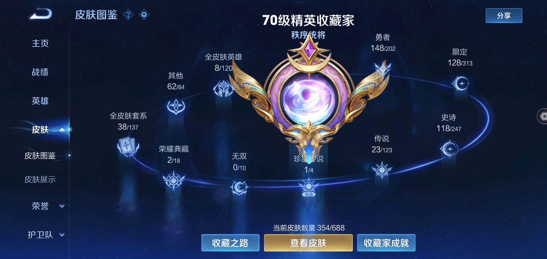 WZQM364571王者荣耀账号详情图3