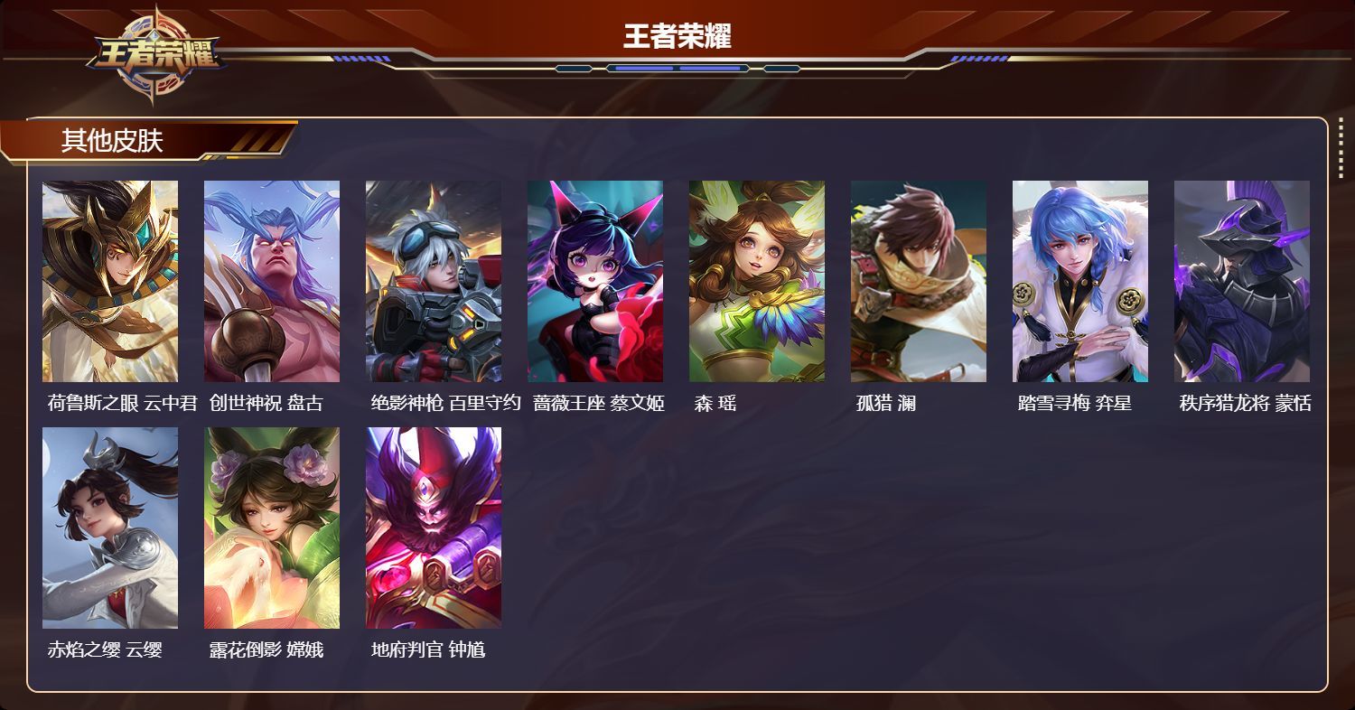 WZKG399430王者荣耀账号详情图8