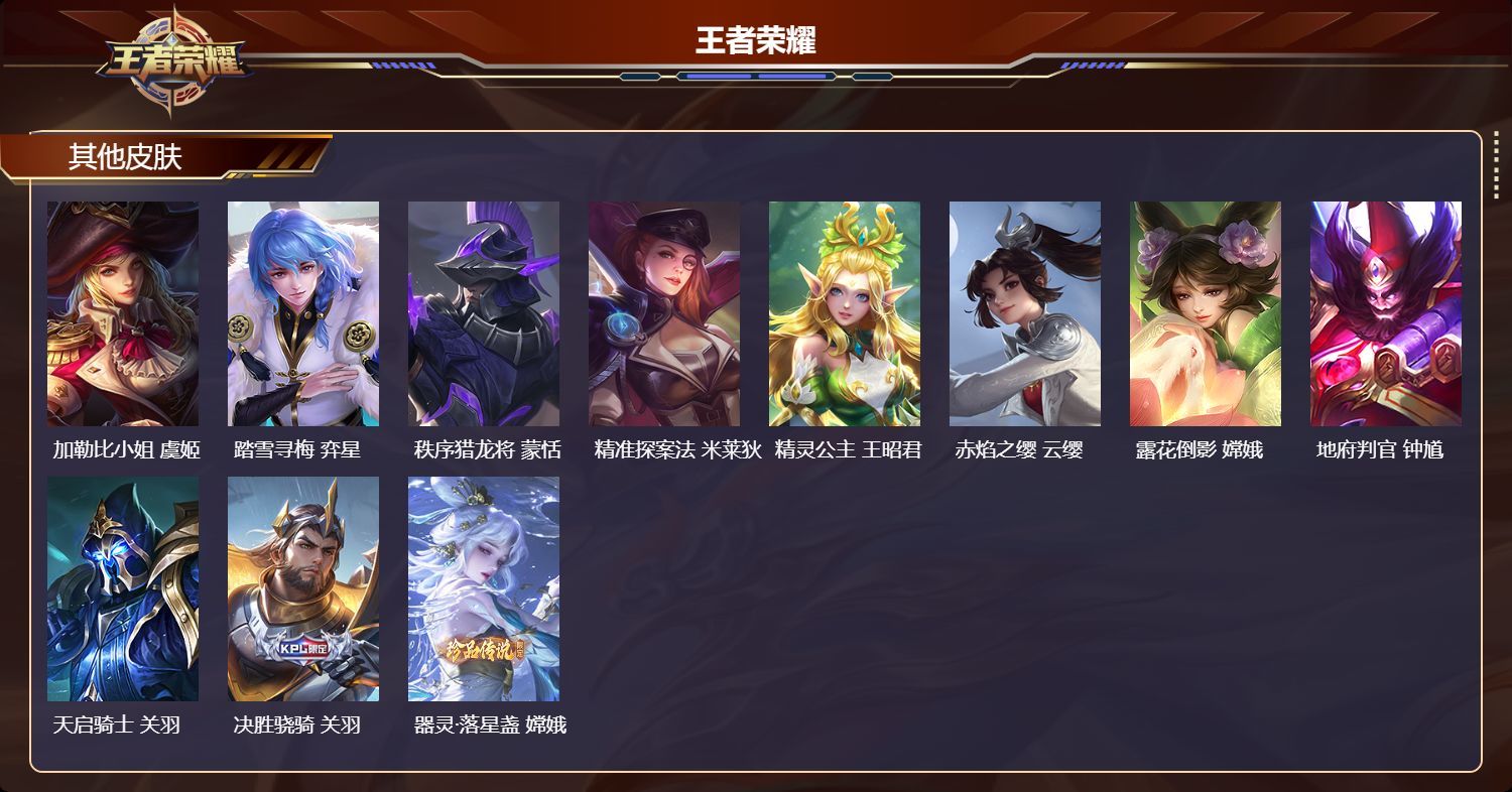 WZKG393815王者荣耀账号详情图13