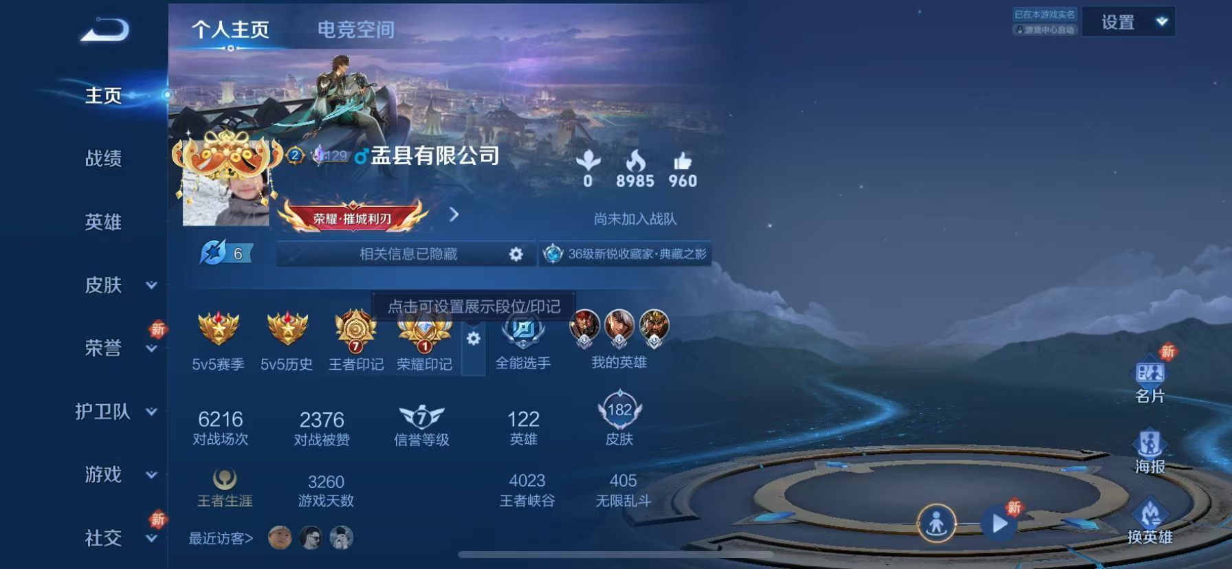 WZKG387290王者荣耀账号详情图3