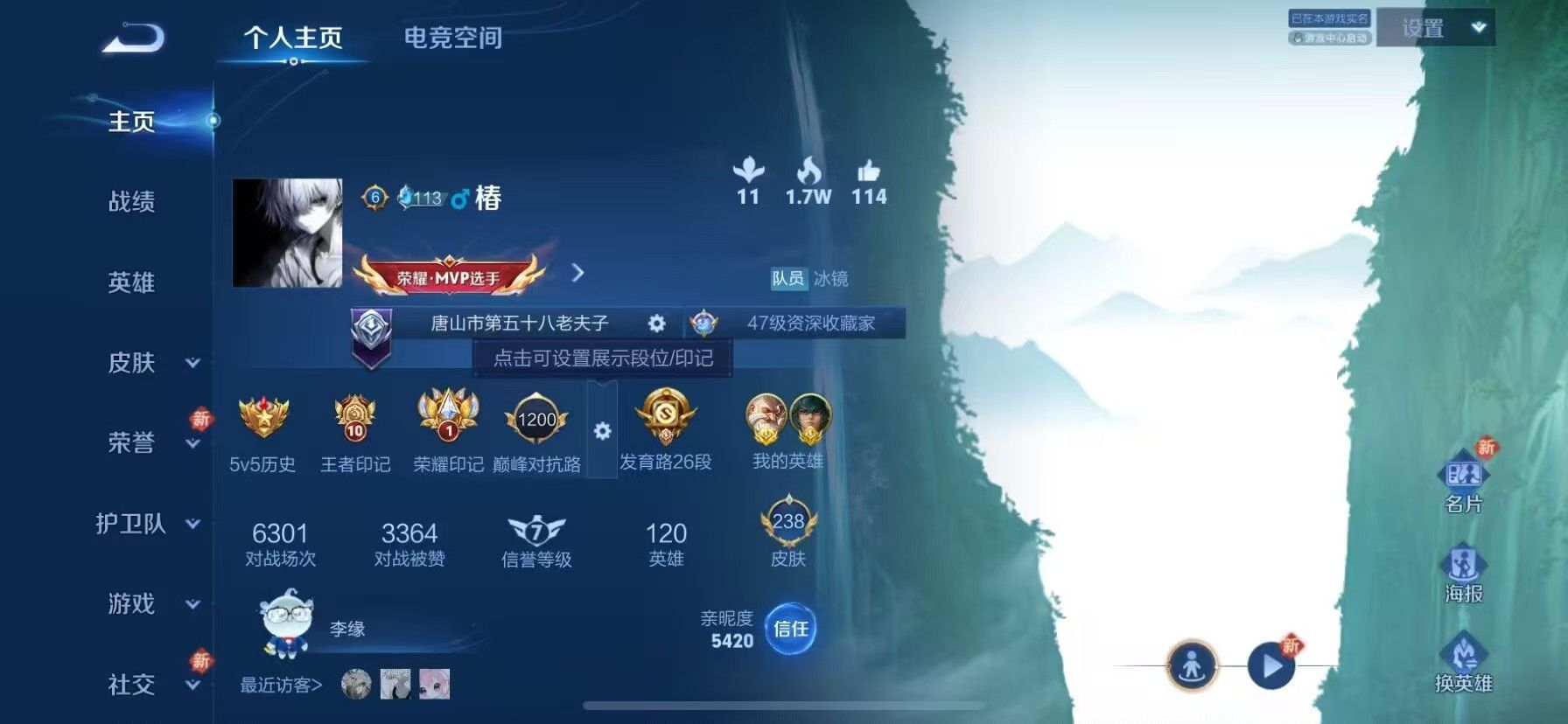 WZKG3116573王者荣耀账号详情图3 WZKG3116573王者荣耀账号详情图3