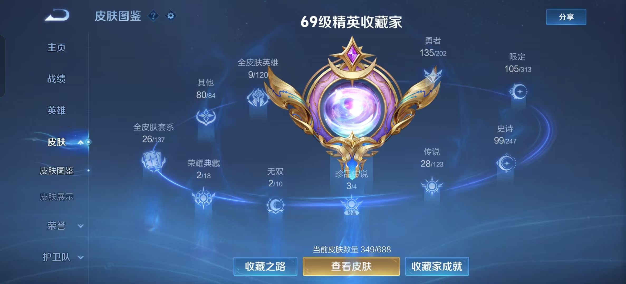 WZKG3102019王者荣耀账号详情图4