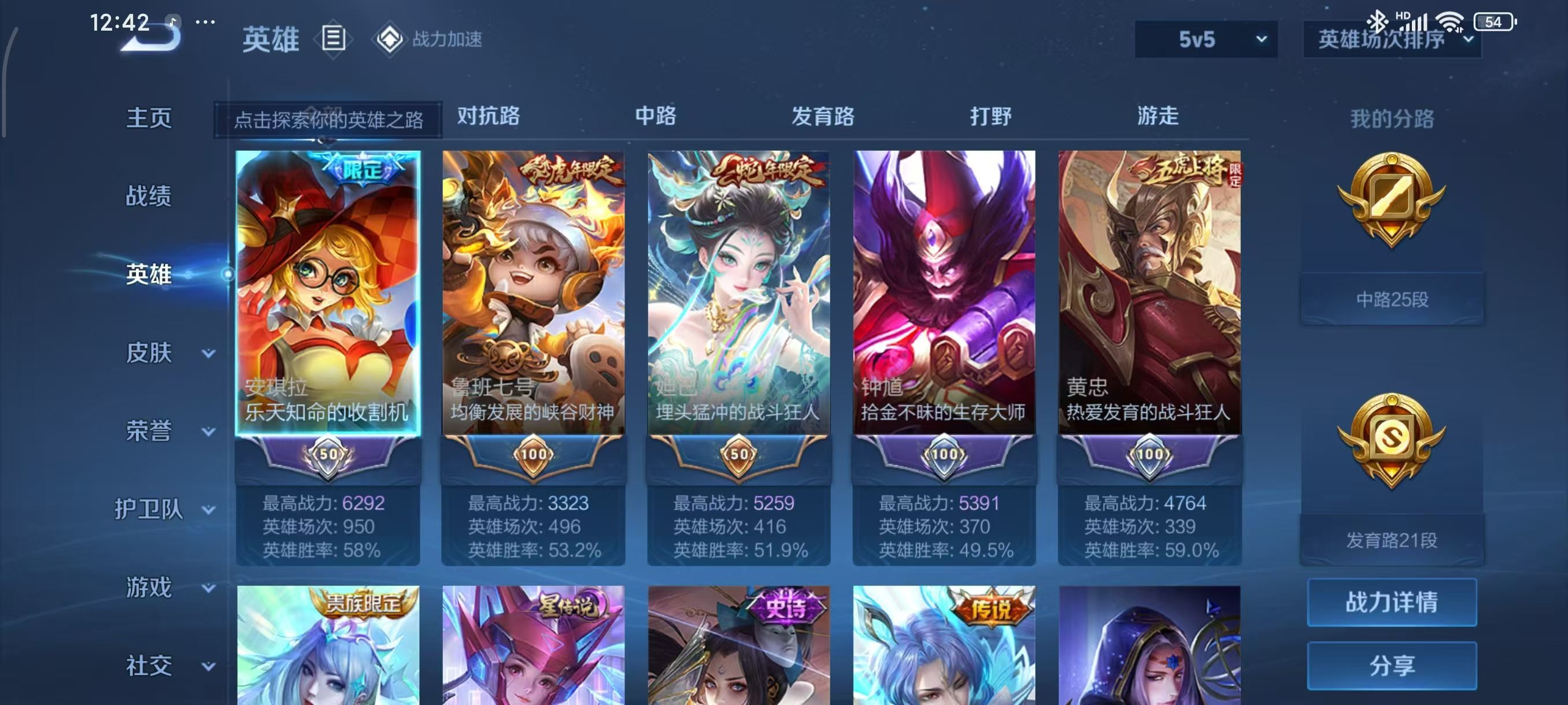 WZKG3102285王者荣耀账号详情图5