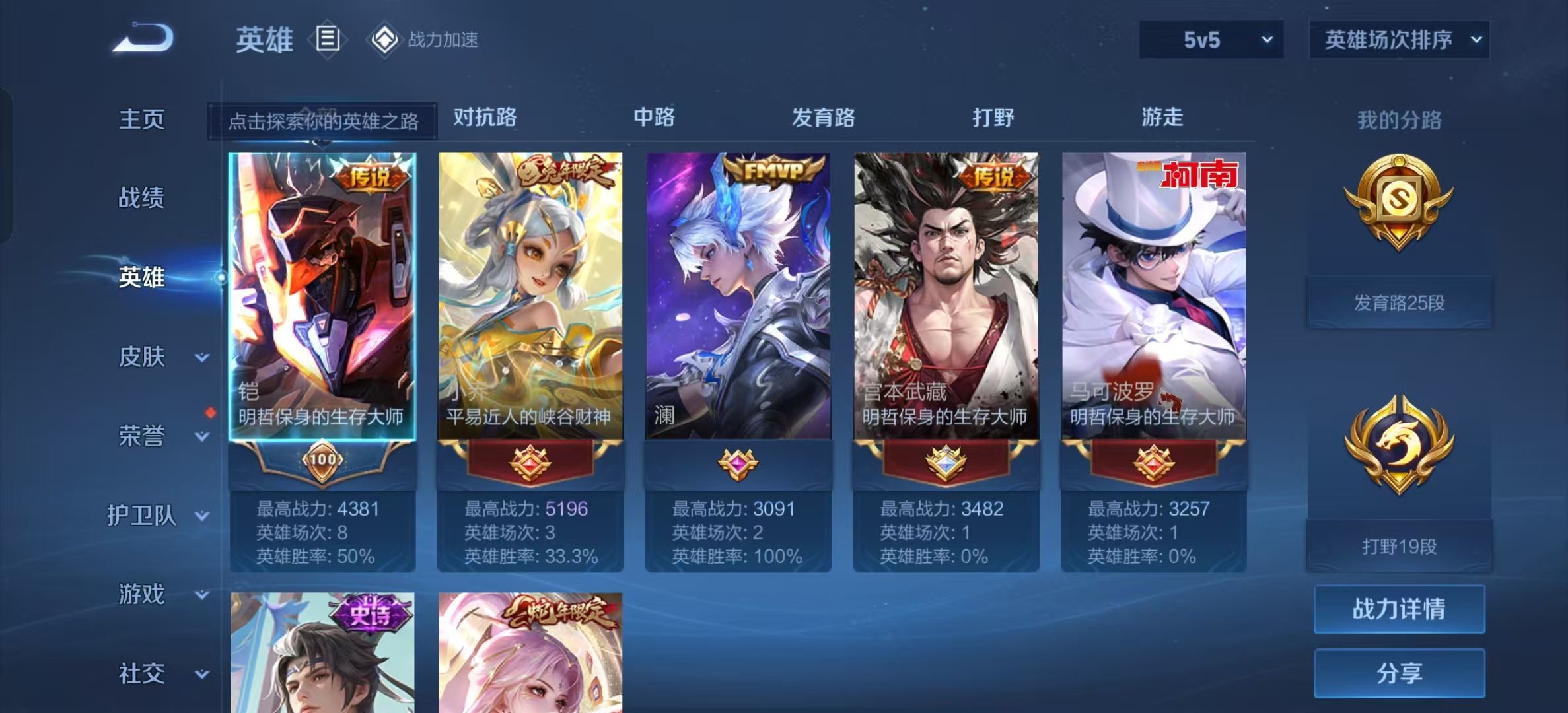 WZKG3125130王者荣耀账号详情图4 WZKG3125130王者荣耀账号详情图4
