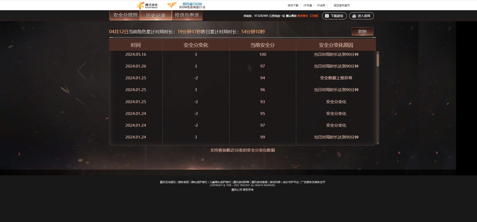 CFQM310433穿越火线账号详情图47