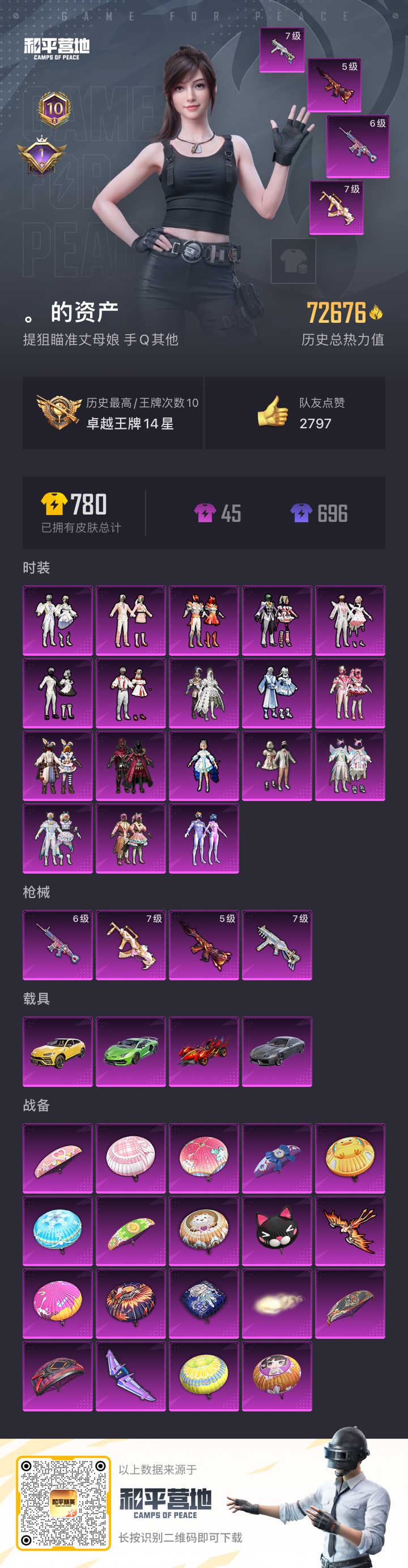 HPQM3135453和平精英账号详情图17