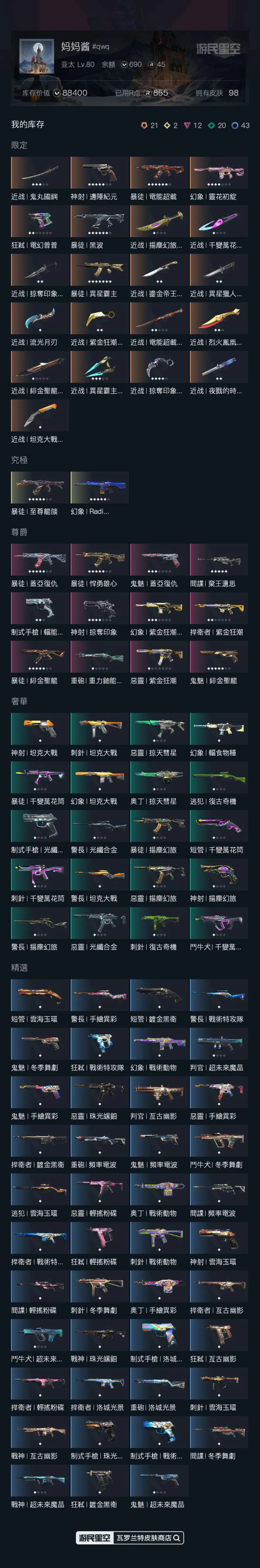 8791 马来西亚 烈火凤凰 无段位 20...
