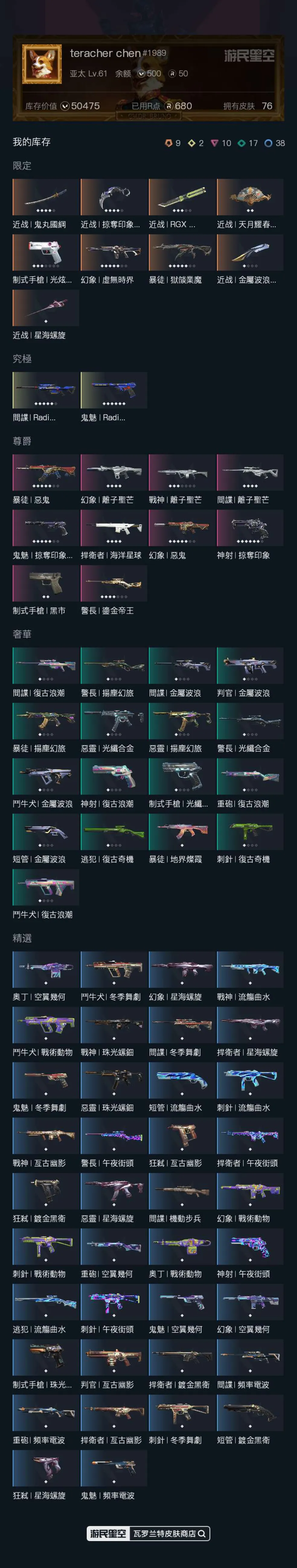 3079 缅甸 无段位 20特攻  61级...