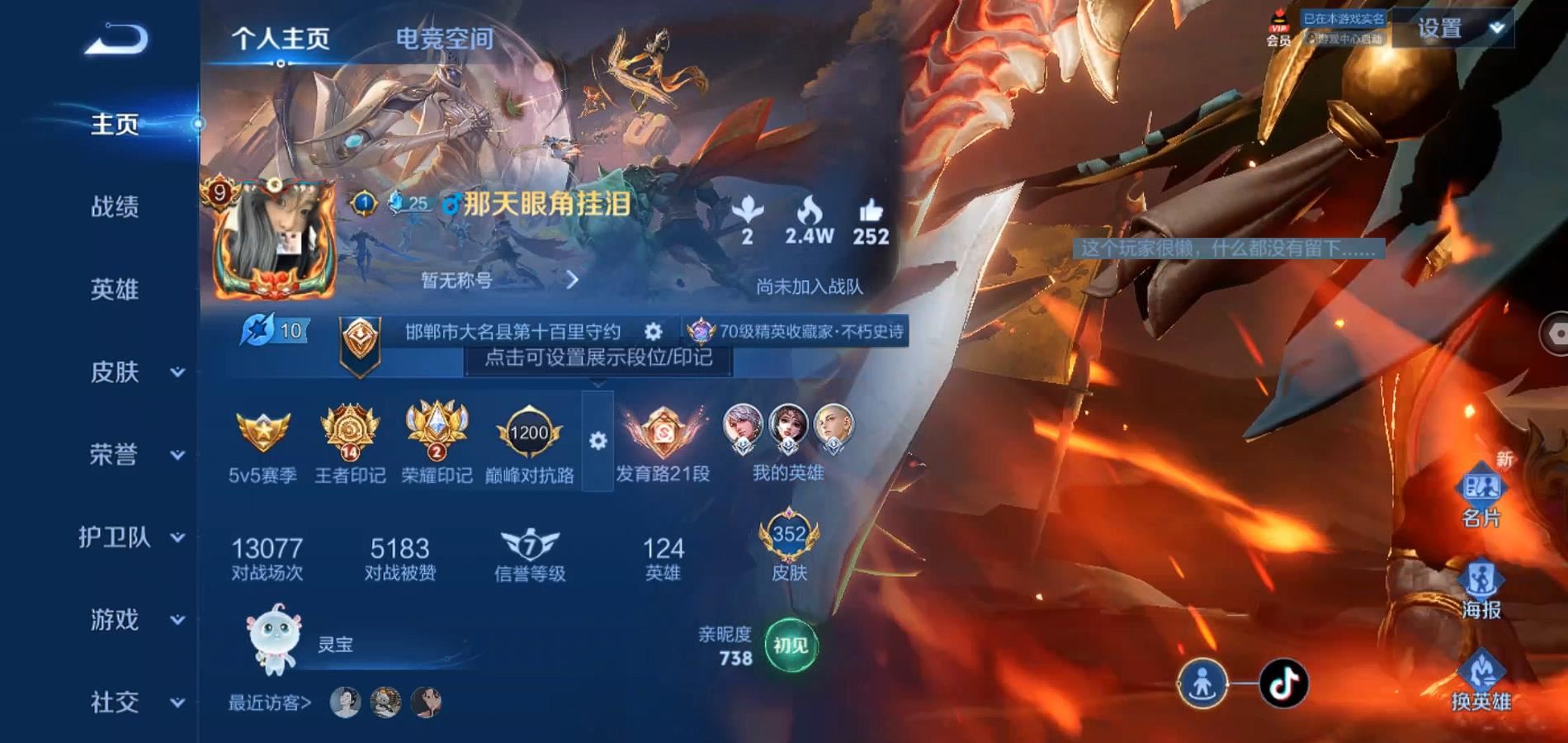 WZQM384267王者荣耀账号详情图2 WZQM384267王者荣耀账号详情图2