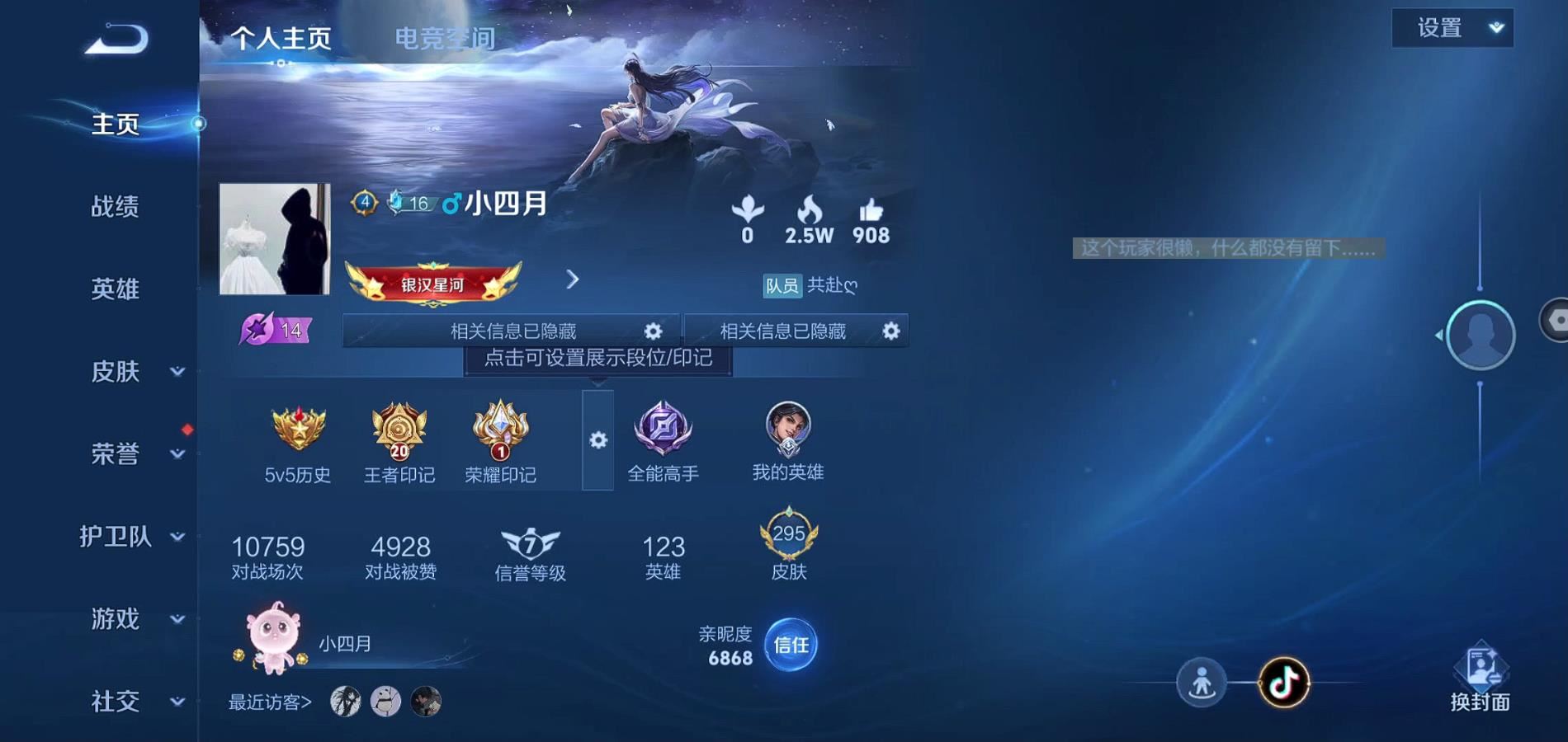 WZQM388053王者荣耀账号详情图3