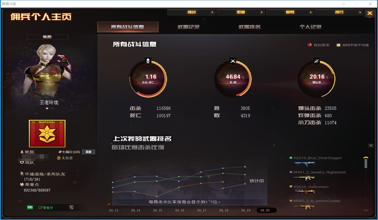 CFQM310563穿越火线账号详情图50