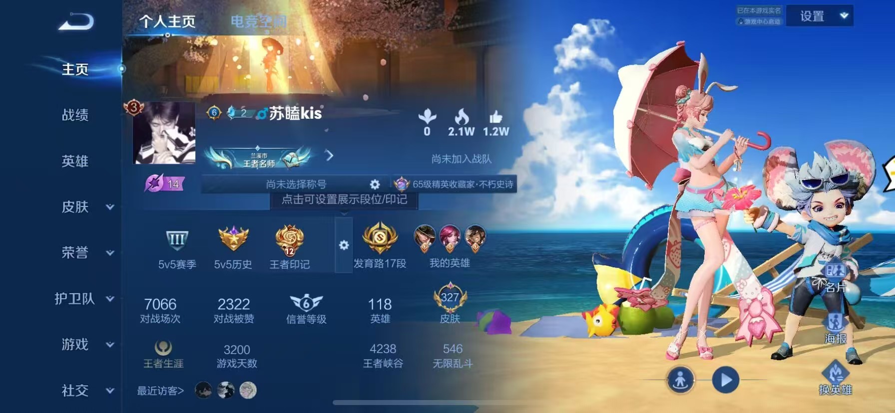 WZKG3102395王者荣耀账号详情图3