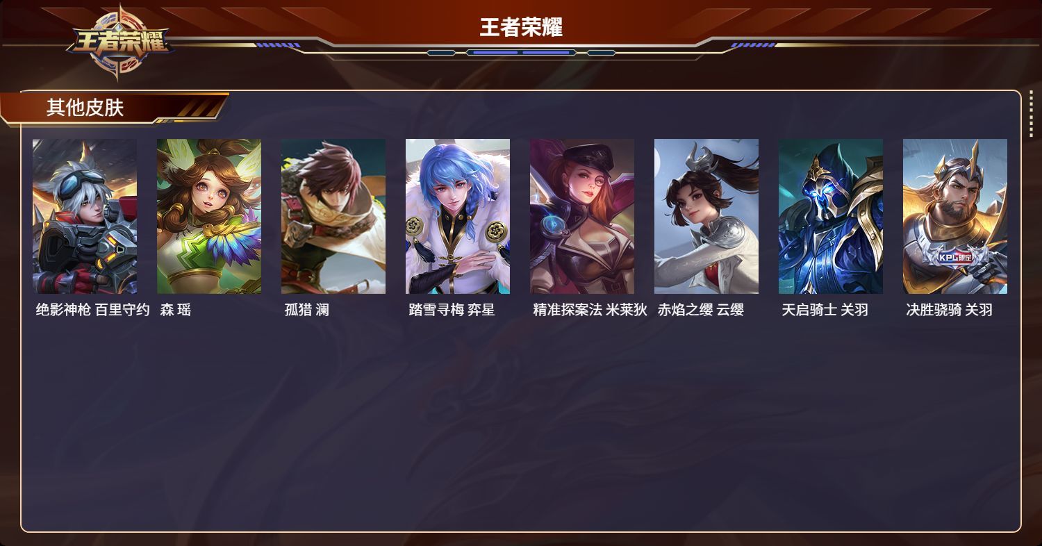 WZKG3101460王者荣耀账号详情图9