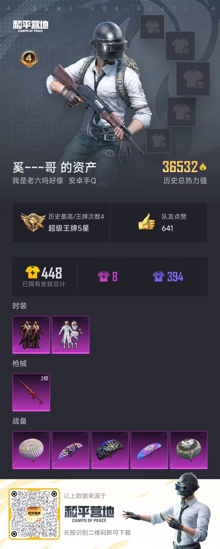 HPDN3132303和平精英账号详情图4