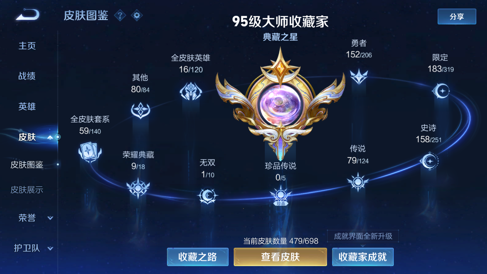 WZQM3138841王者荣耀账号详情图4 WZQM3138841王者荣耀账号详情图4