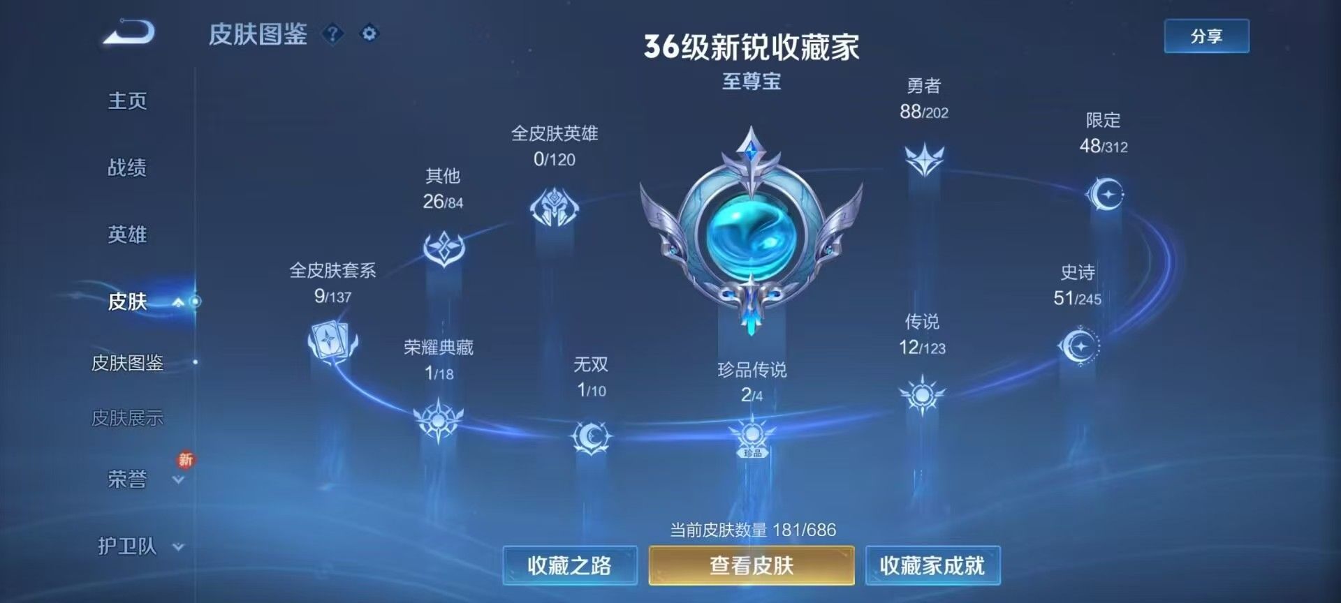 WZKG3118236王者荣耀账号详情图6 WZKG3118236王者荣耀账号详情图6