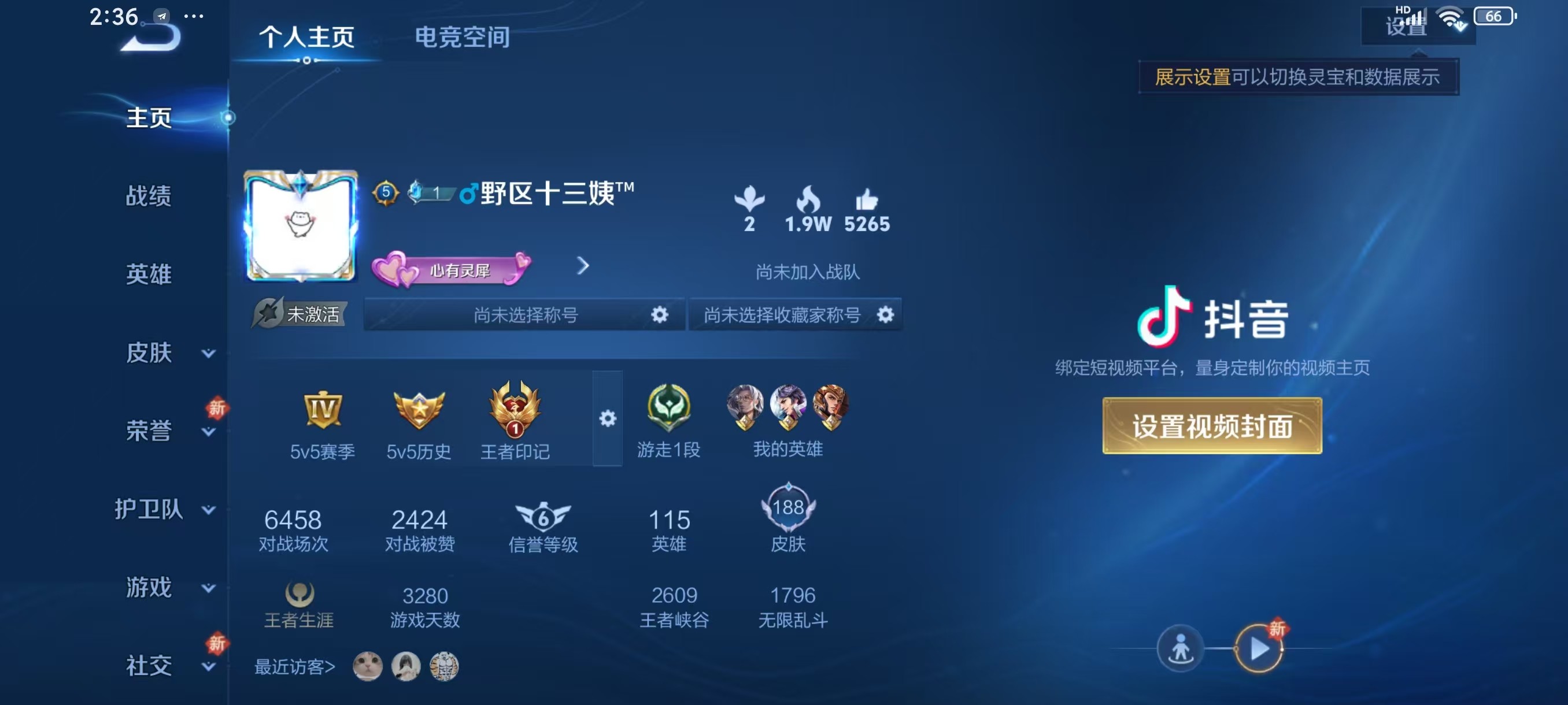 WZKG3103377王者荣耀账号详情图3