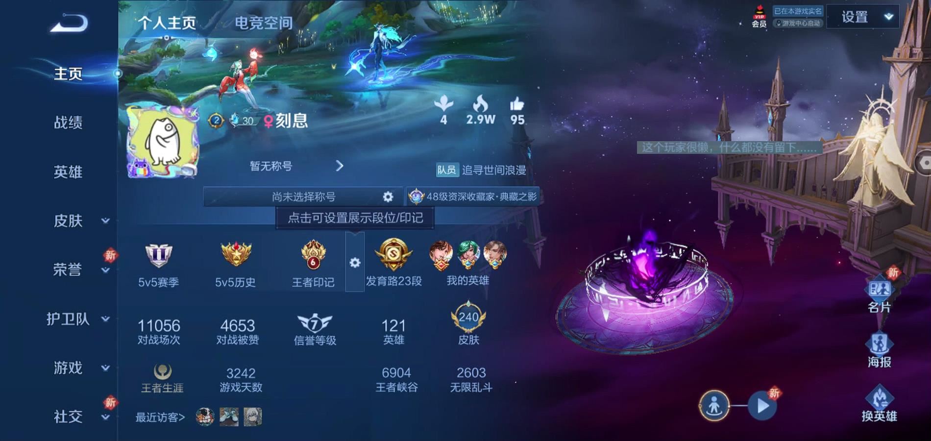 WZQM394381王者荣耀账号详情图5