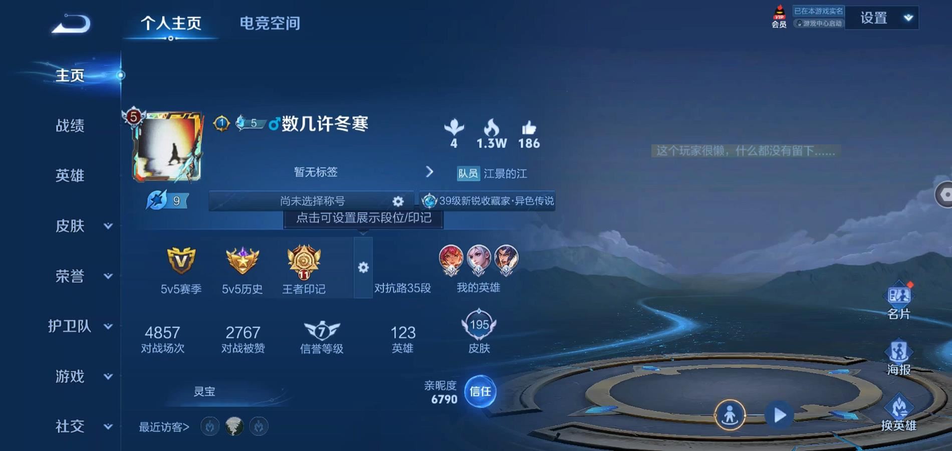 WZQM394368王者荣耀账号详情图4