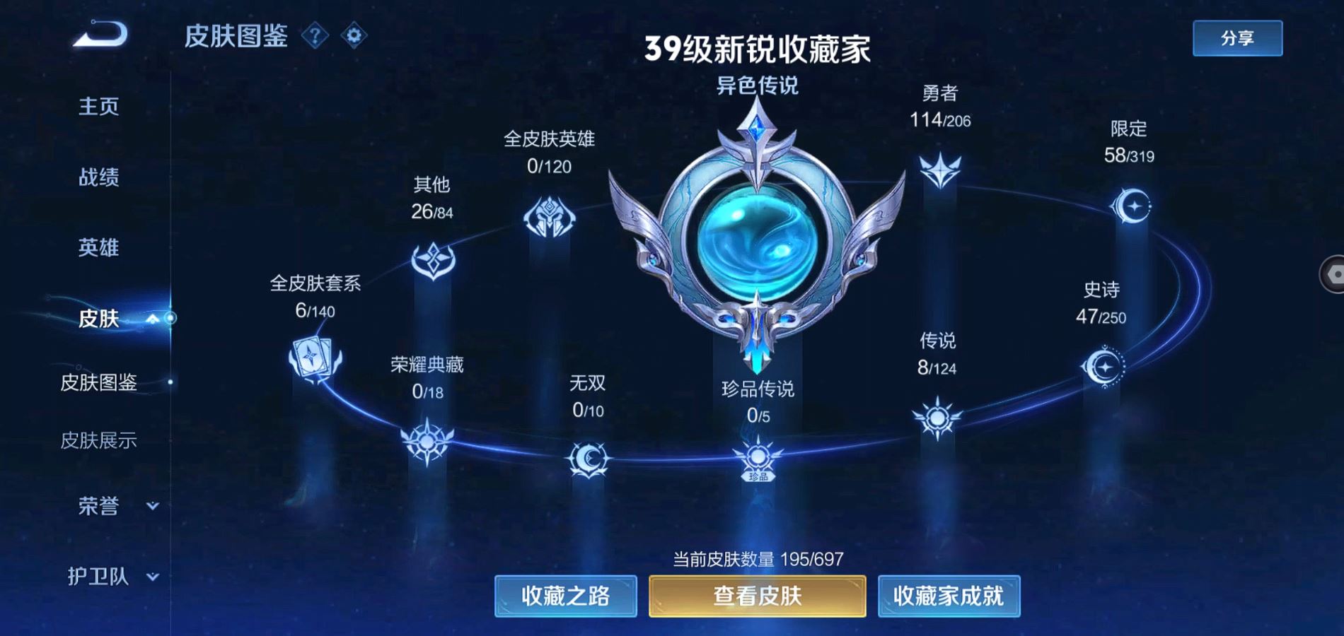 WZQM394368王者荣耀账号详情图3