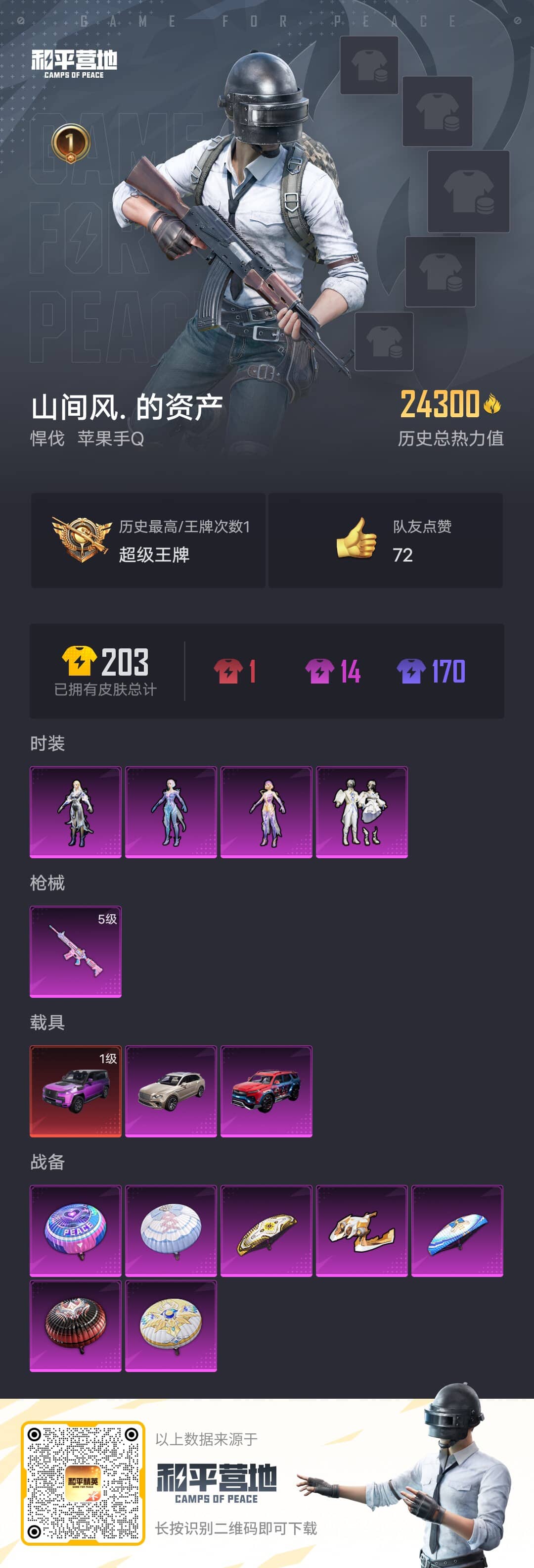 HPQM3146351和平精英账号详情图7