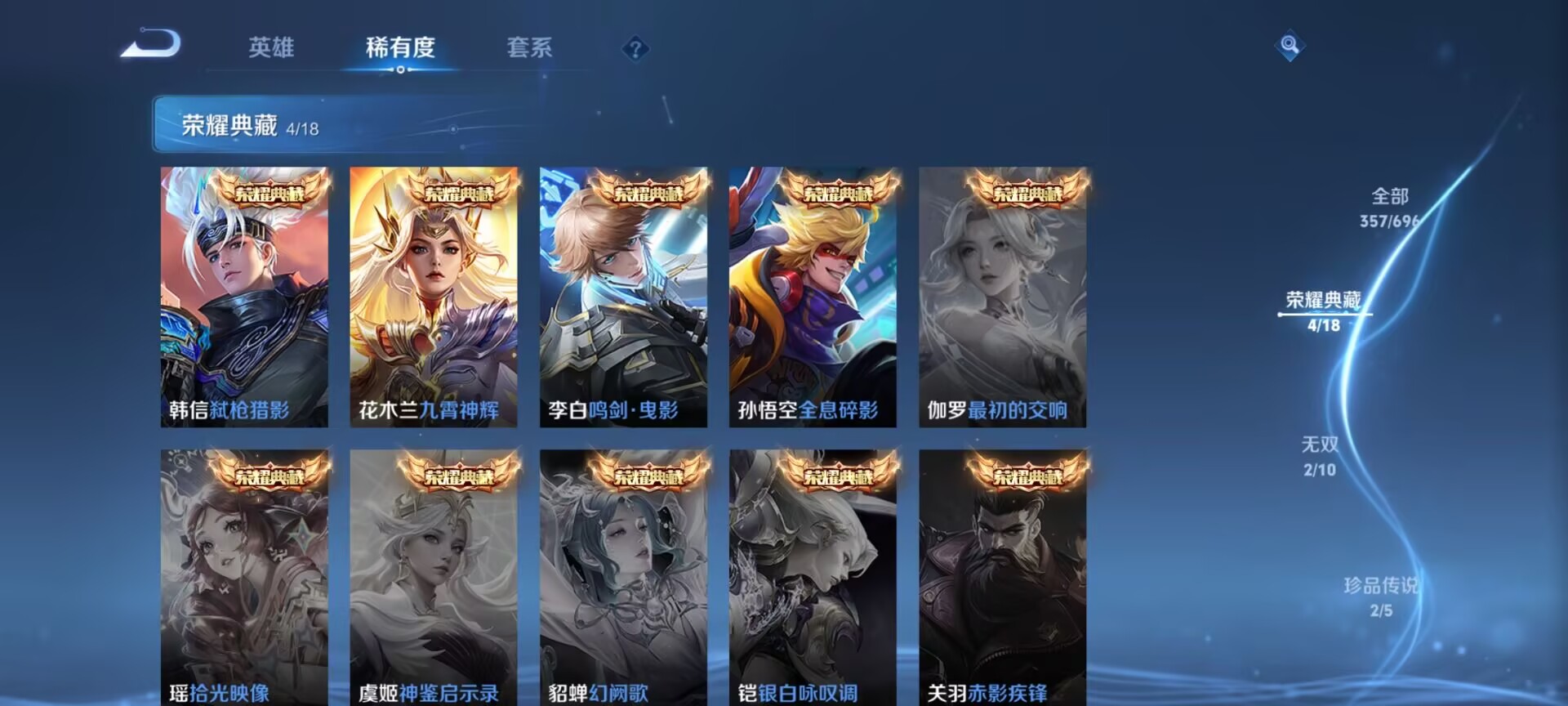 WZDN397142王者荣耀账号详情图2
