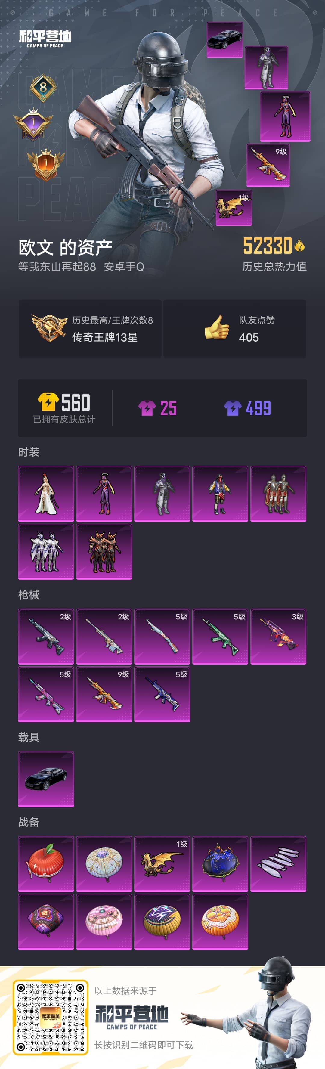 HPQM3147313和平精英账号详情图2