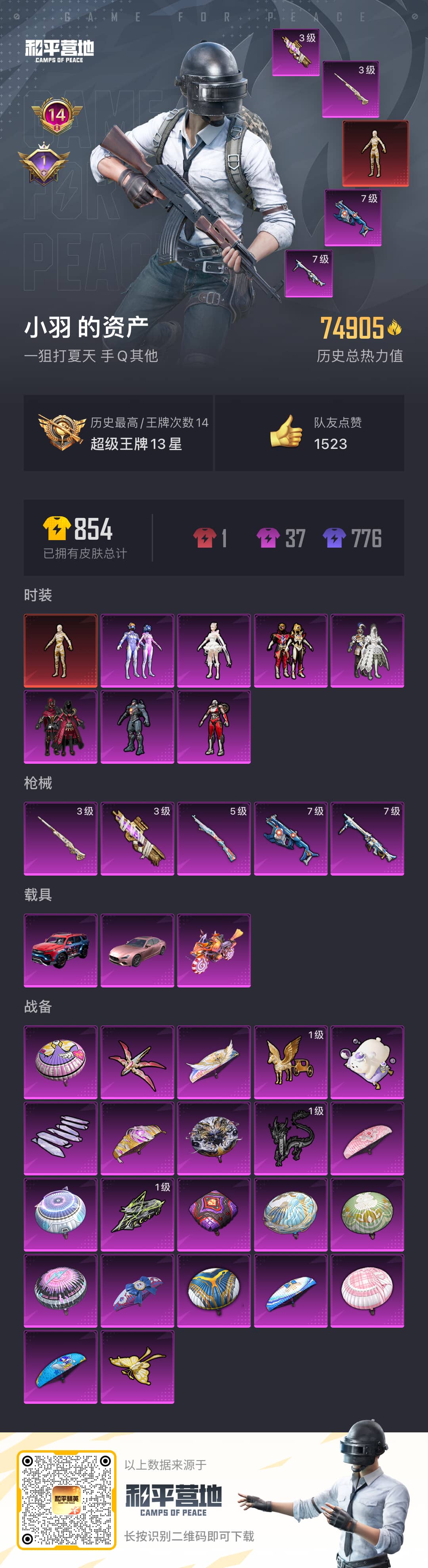 HPQM3149743和平精英账号详情图13