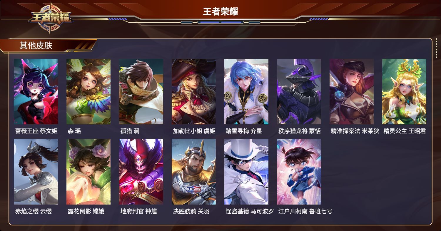 WZKG3103411王者荣耀账号详情图10