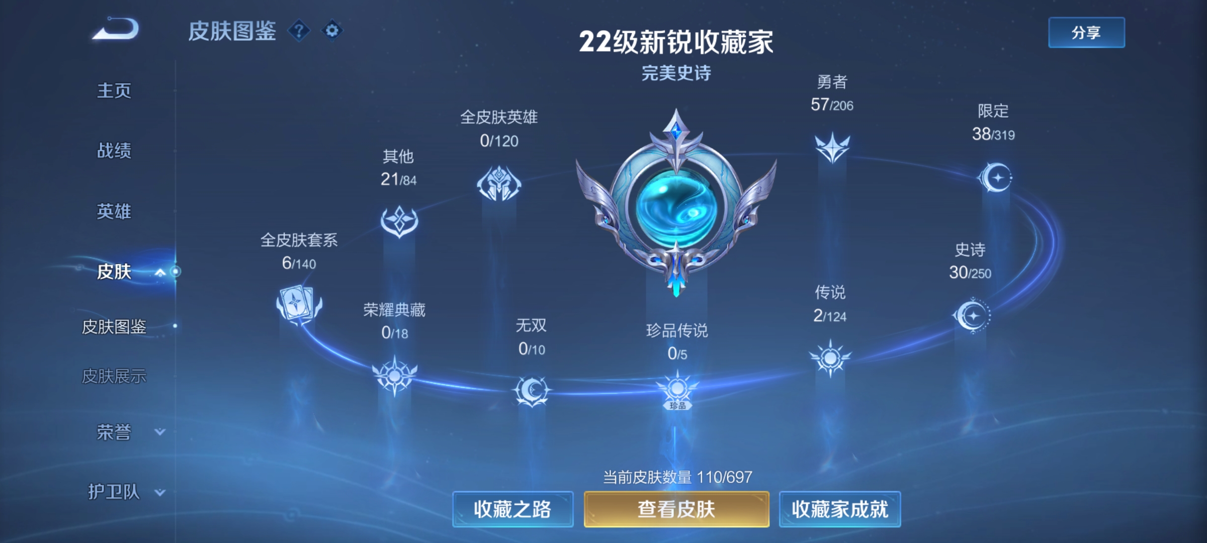 WZDN3100141王者荣耀账号详情图2