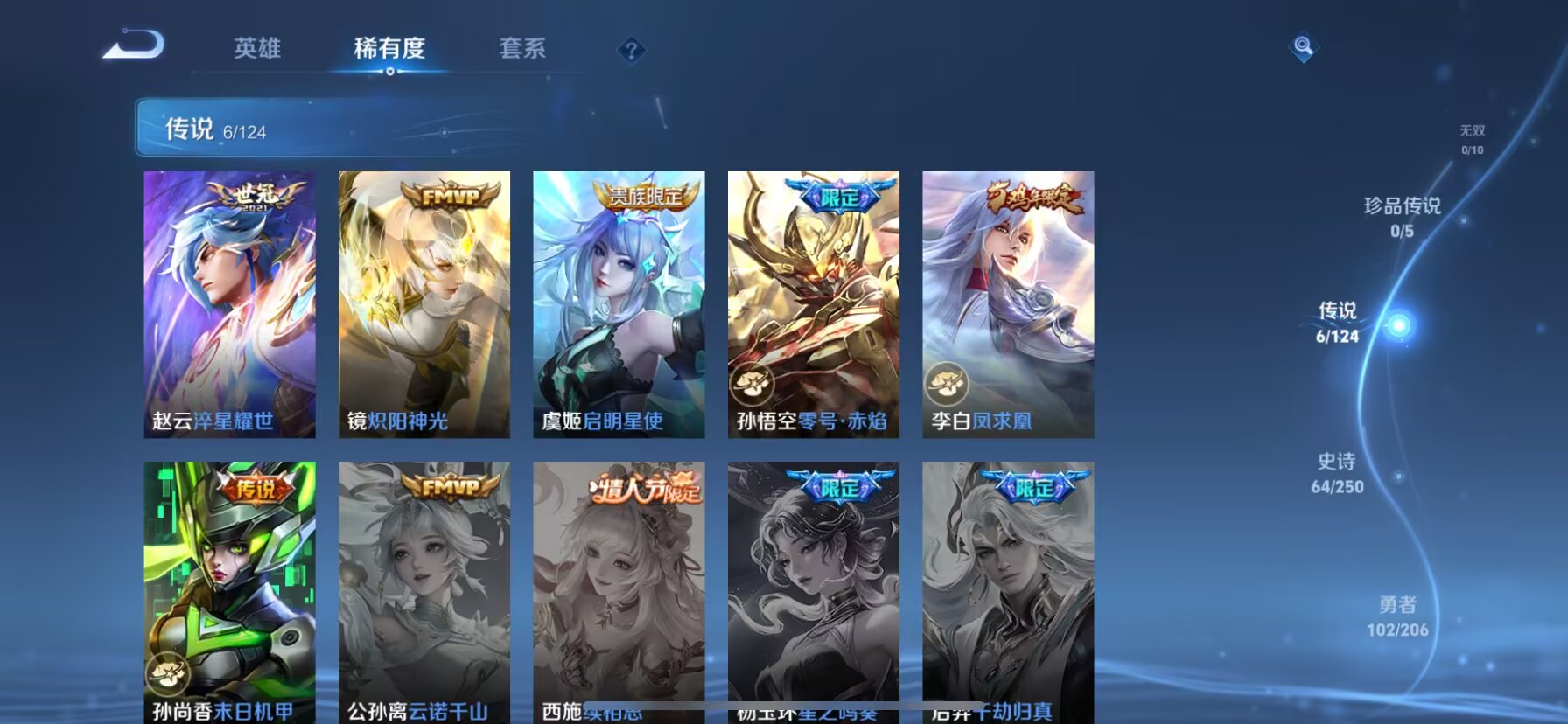WZDN3100175王者荣耀账号详情图4