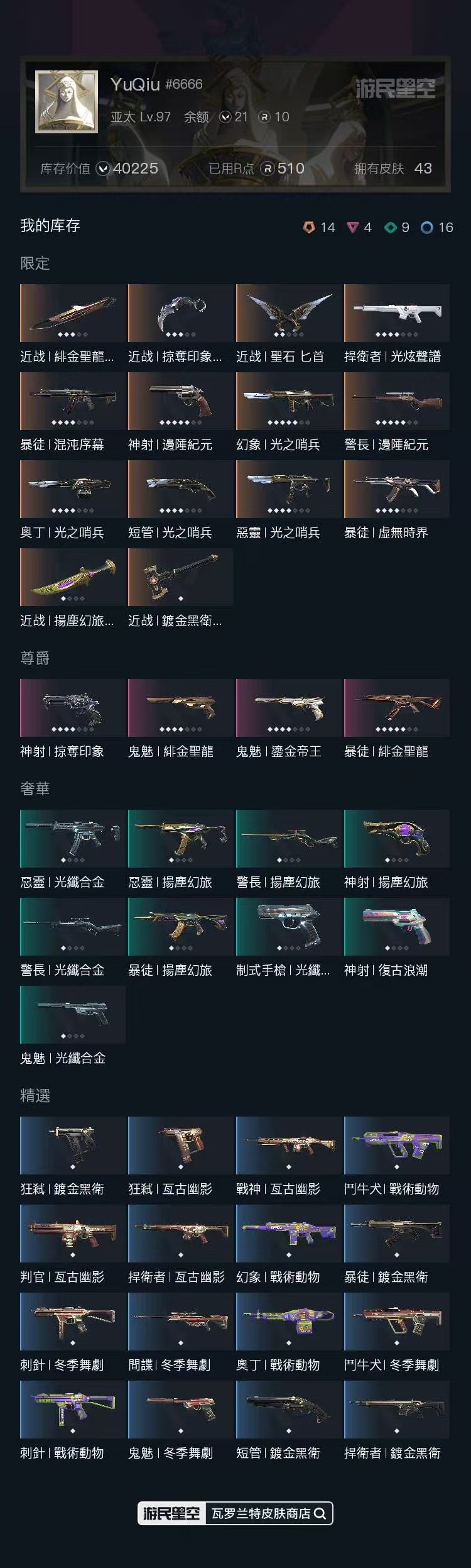 缅甸服 【无初邮】段位：无段位； 【个人信...
