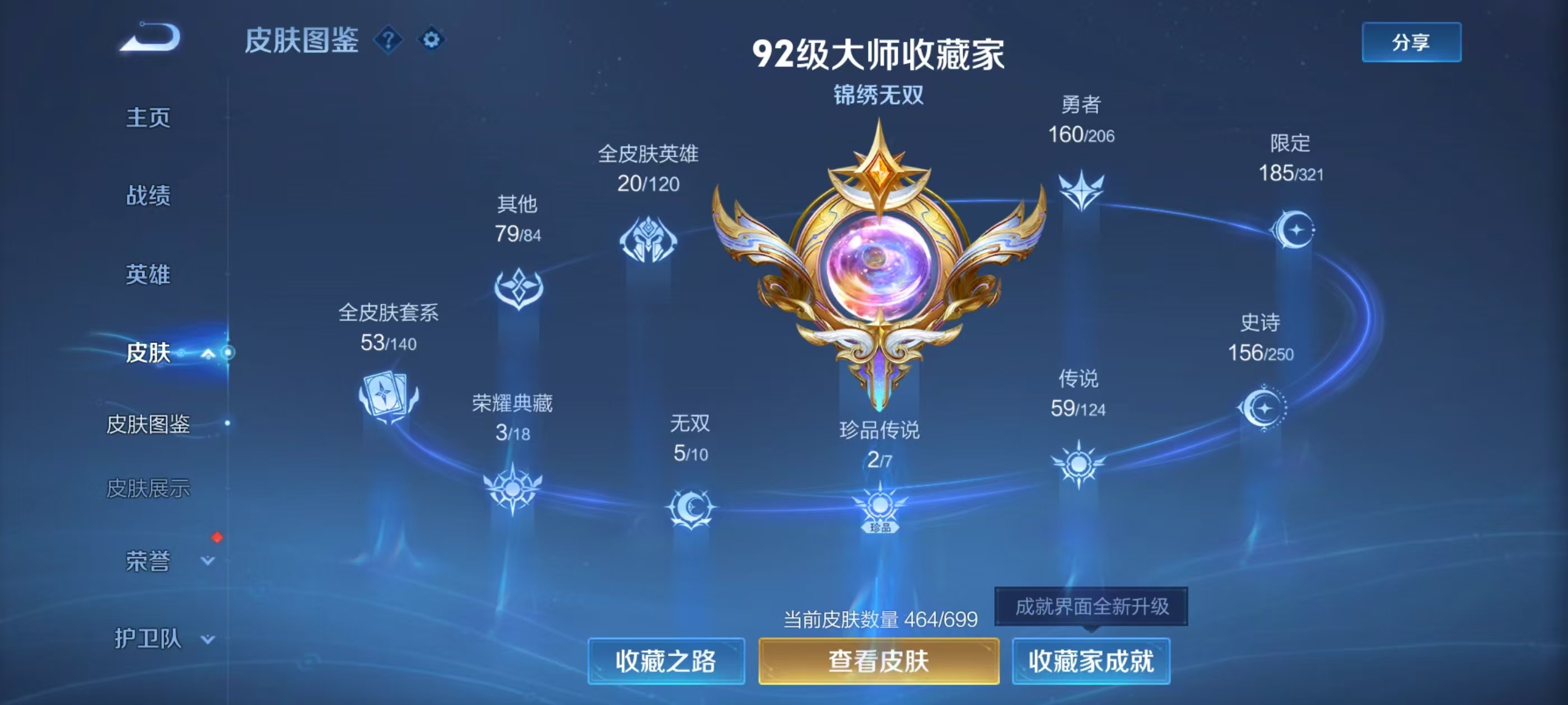 WZKG3101160王者荣耀账号详情图5