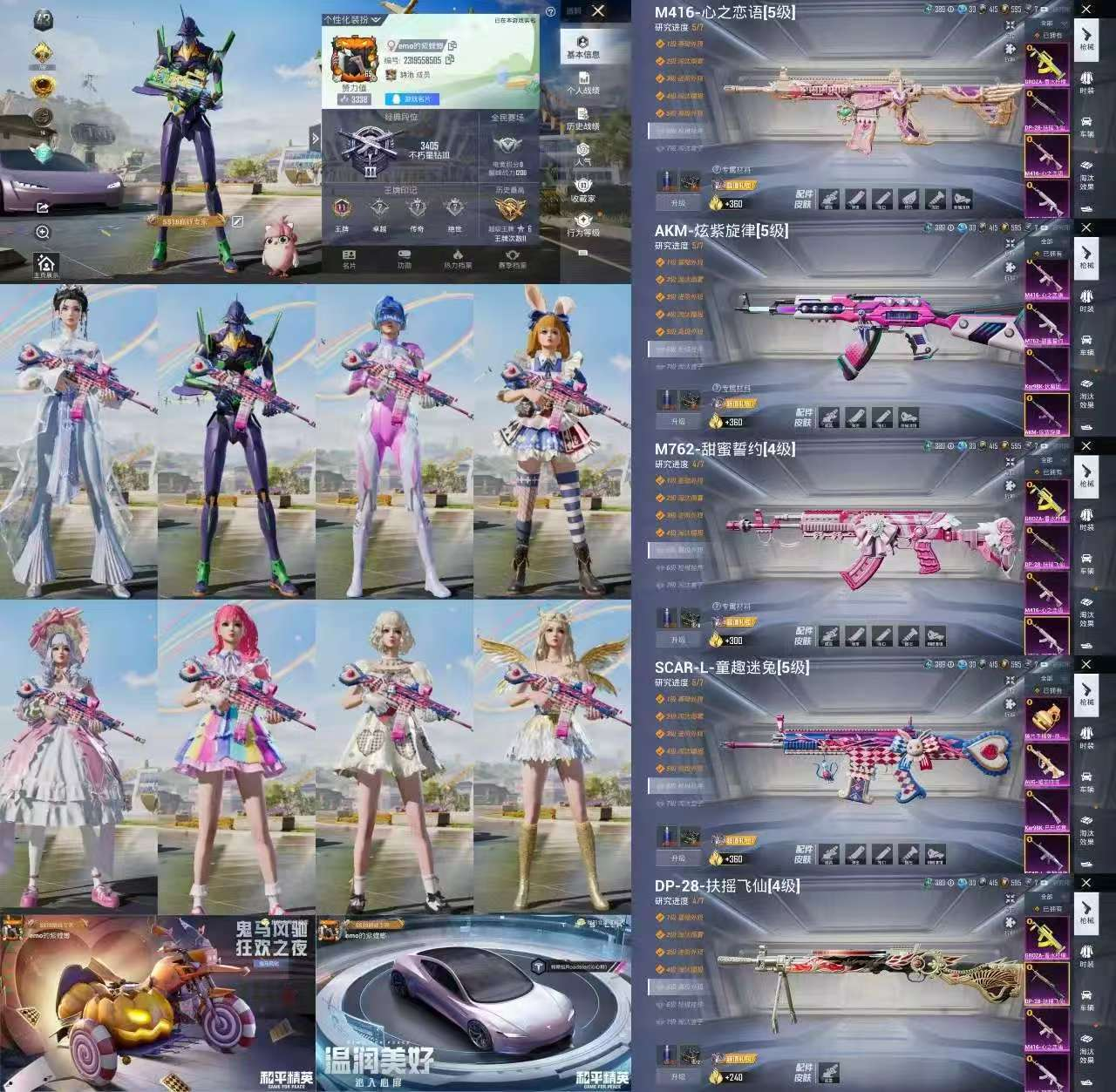 dzx 可改实名【紫螳螂/火箭少女】2载具...