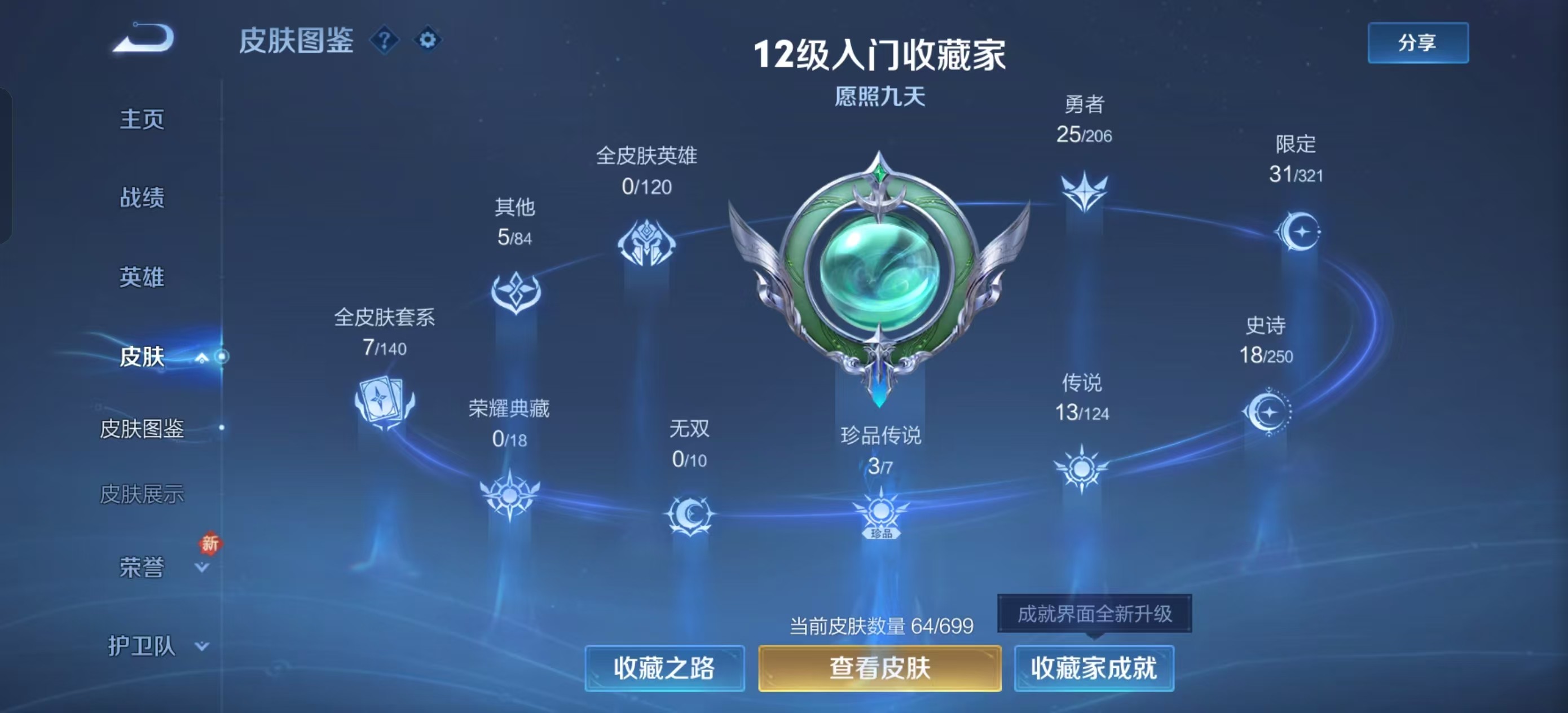 WZKG3104695王者荣耀账号详情图5