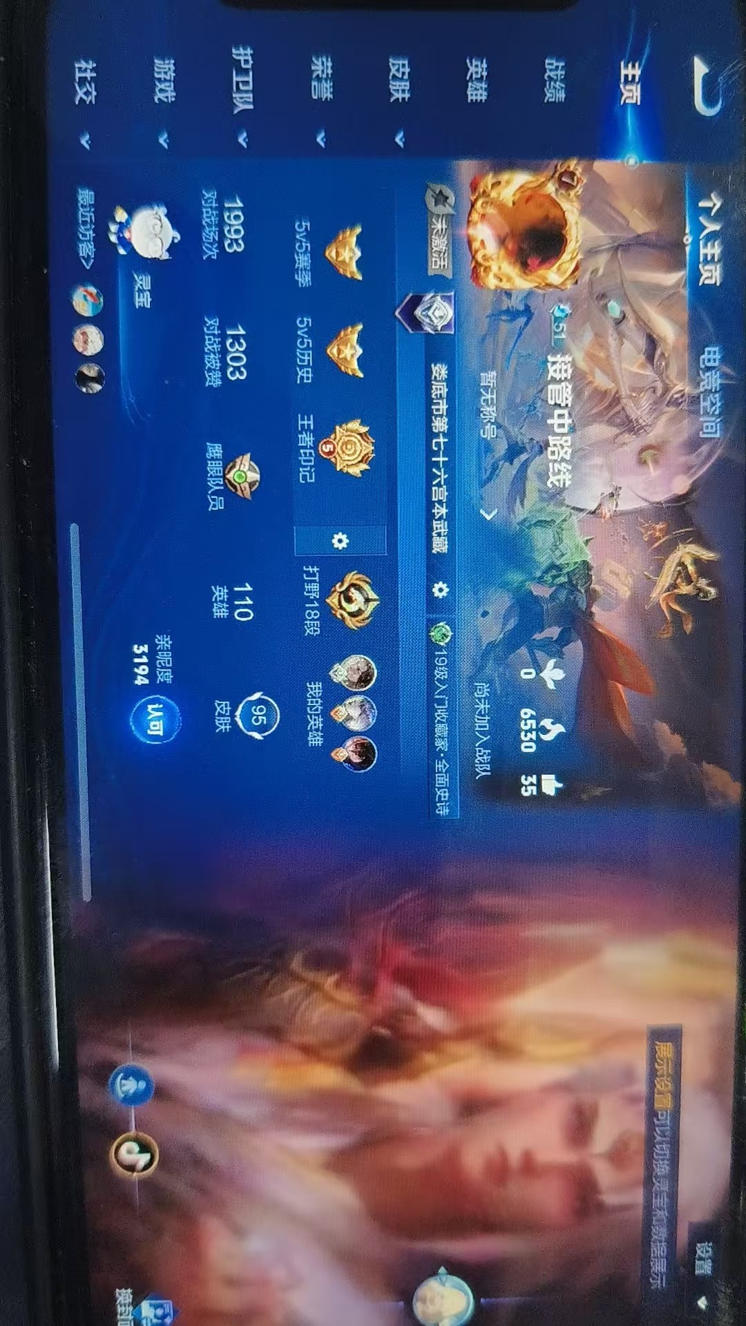 WZKG3110670王者荣耀账号详情图3