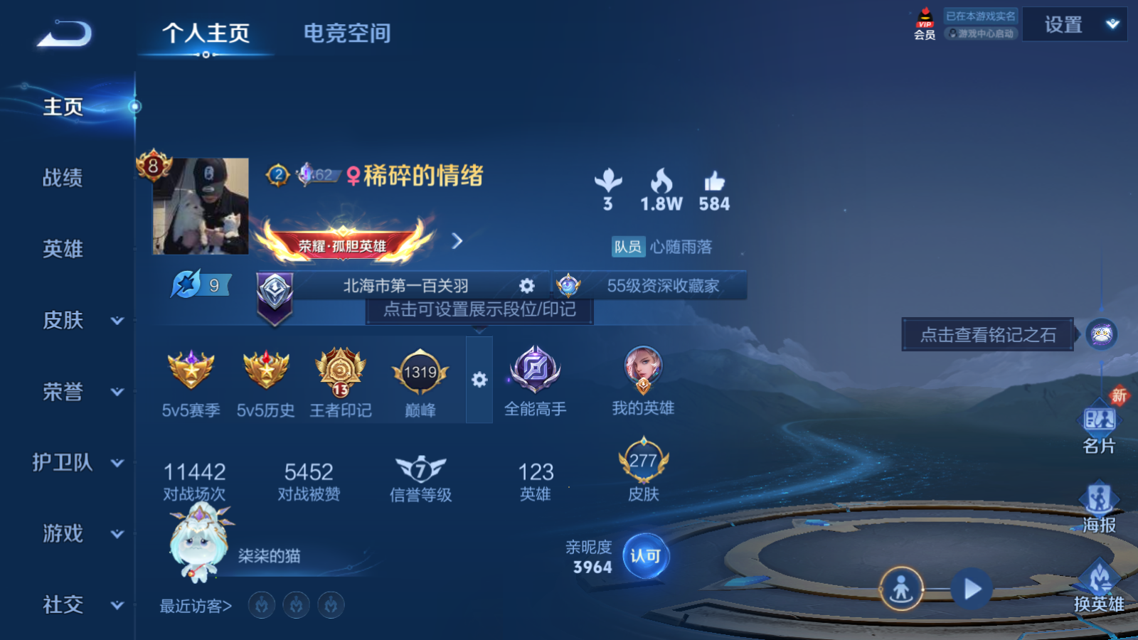 WZQM3103461王者荣耀账号详情图3 WZQM3103461王者荣耀账号详情图3