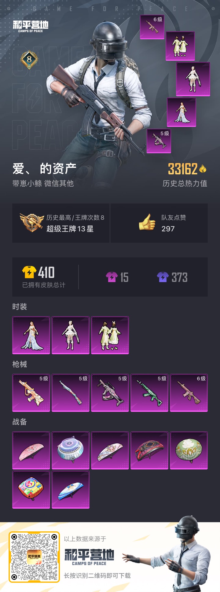 HPQM3162808和平精英账号详情图2