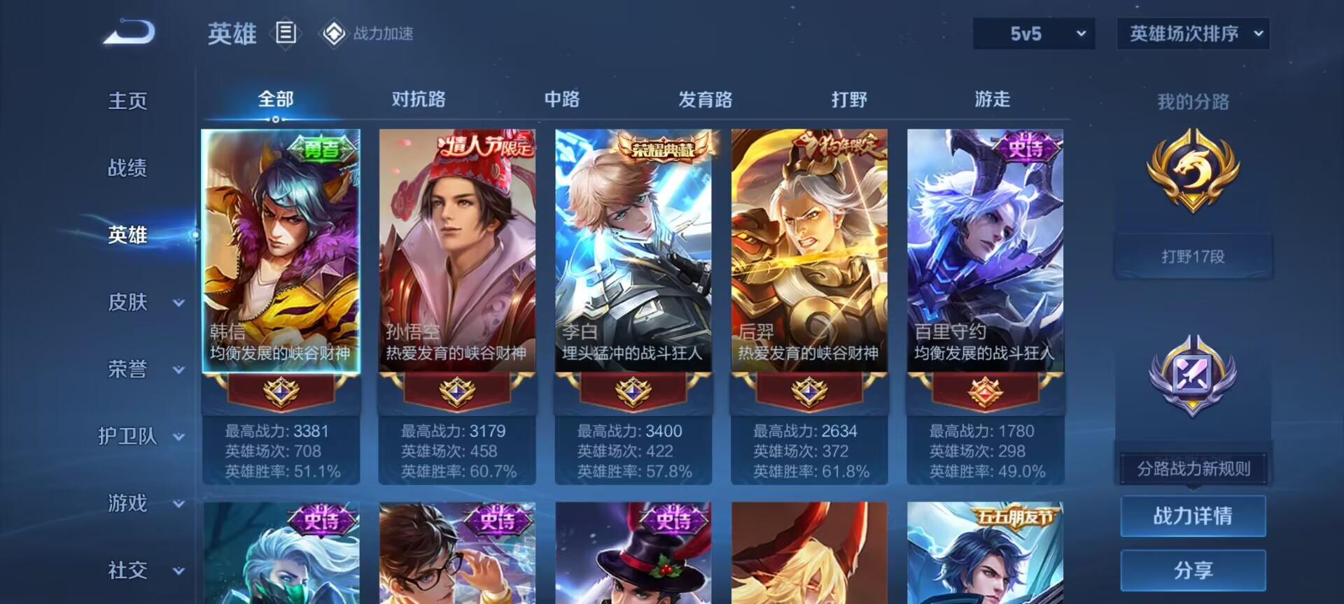 WZDN3104562王者荣耀账号详情图7
