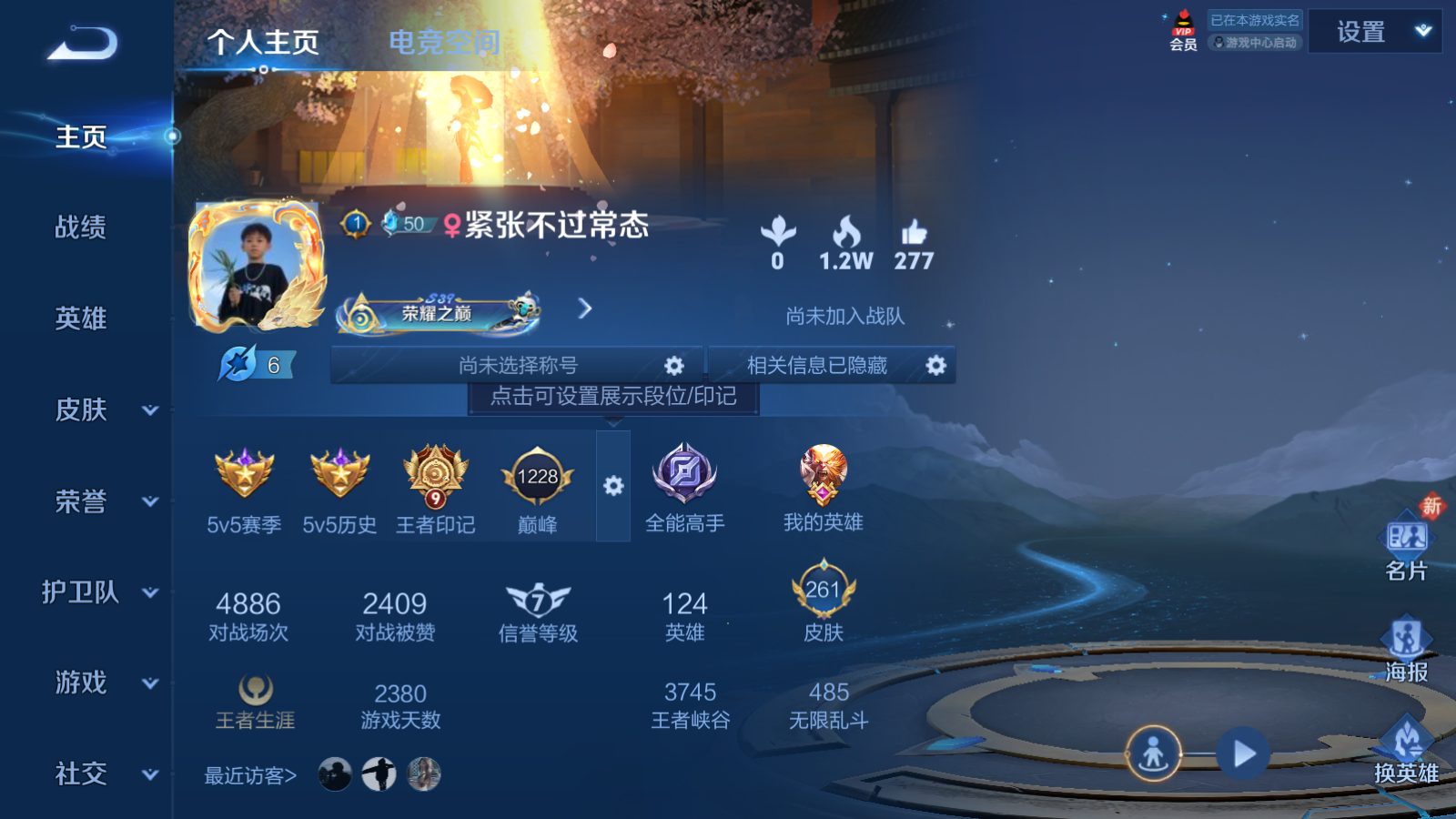 WZQM3106065王者荣耀账号详情图4 WZQM3106065王者荣耀账号详情图4