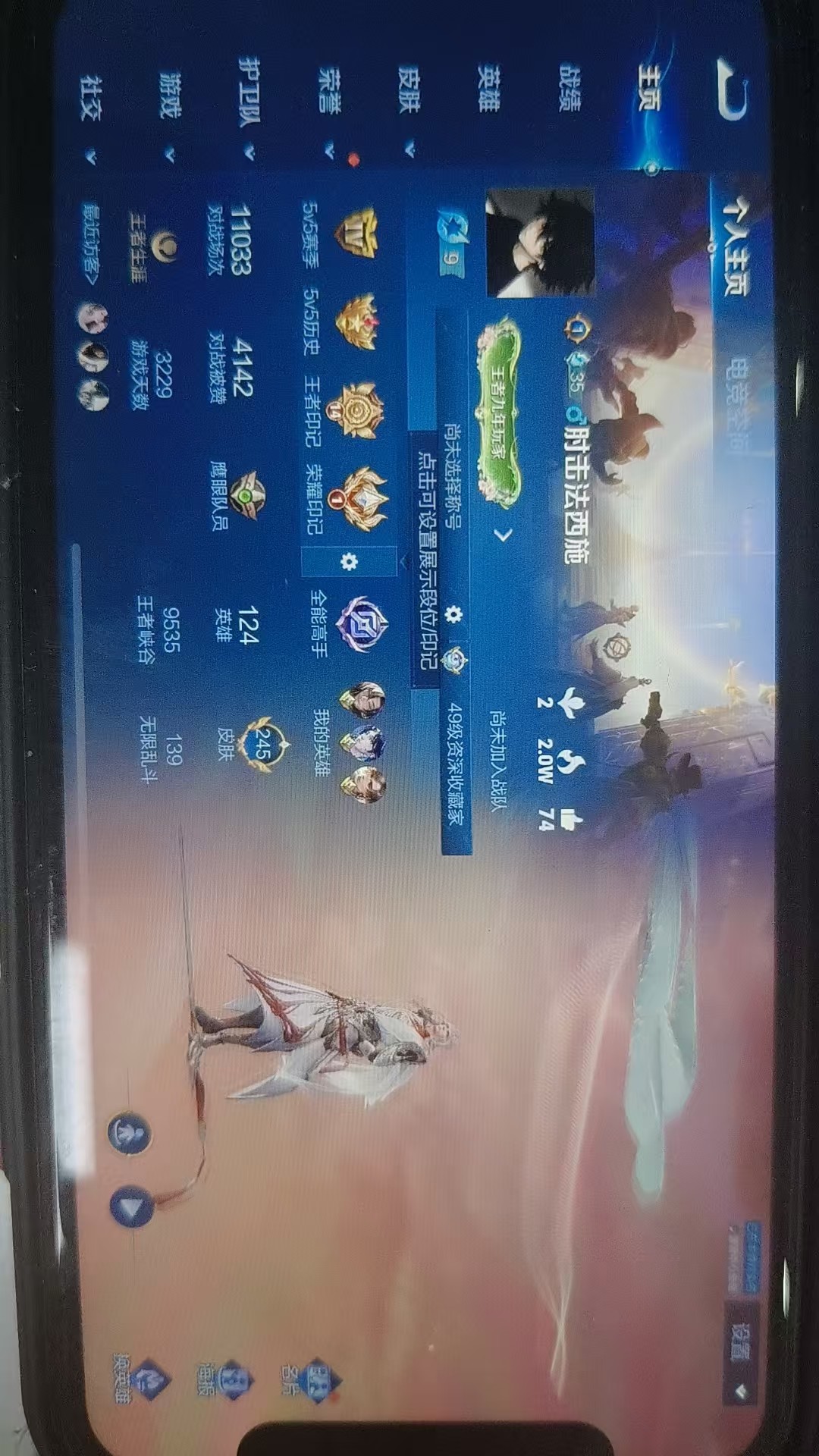 WZKG3110338王者荣耀账号详情图3