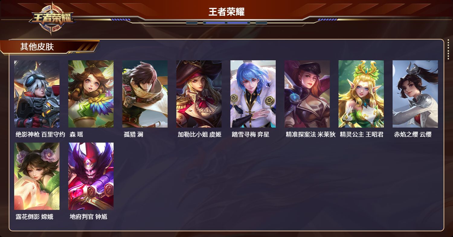 WZKG3120886王者荣耀账号详情图5 WZKG3120886王者荣耀账号详情图5