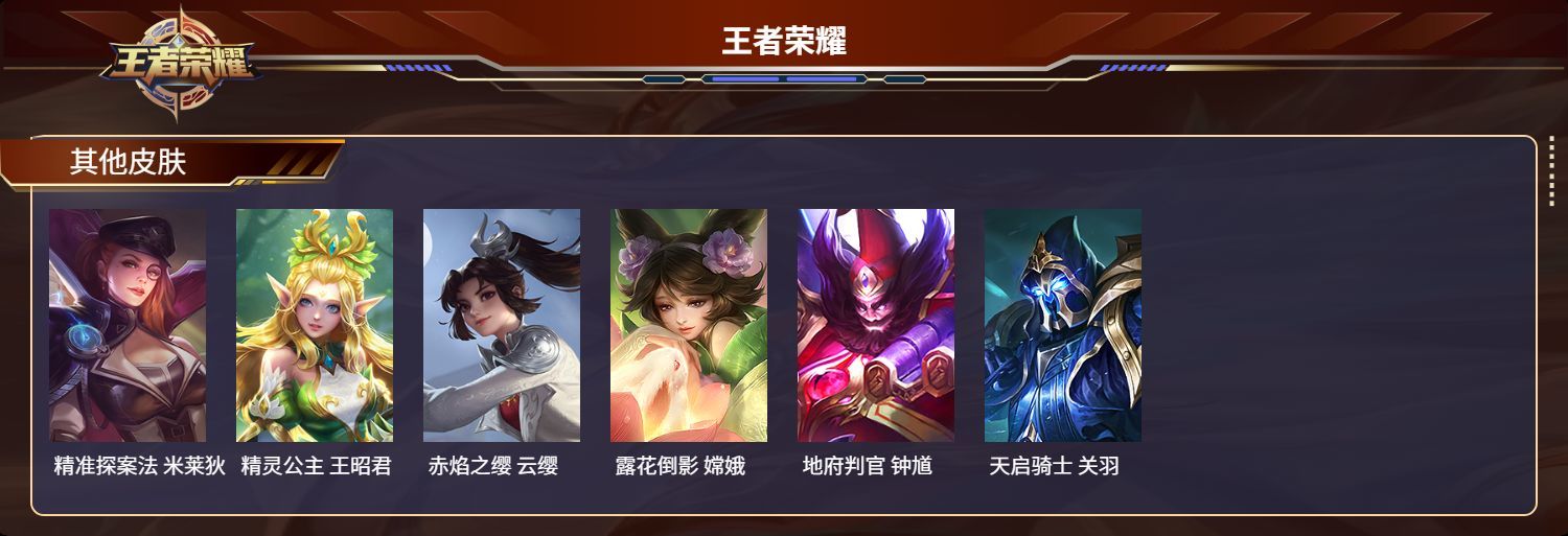 WZKG3108499王者荣耀账号详情图9