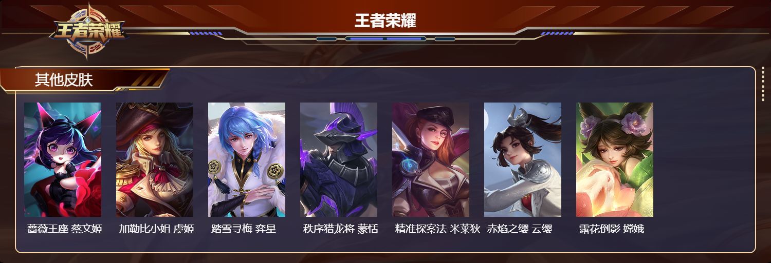 WZKG3110819王者荣耀账号详情图6