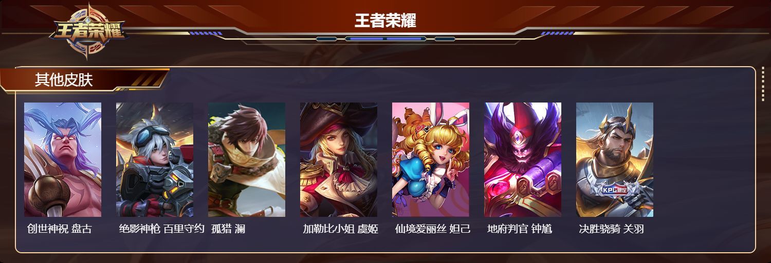 WZKG3110905王者荣耀账号详情图5
