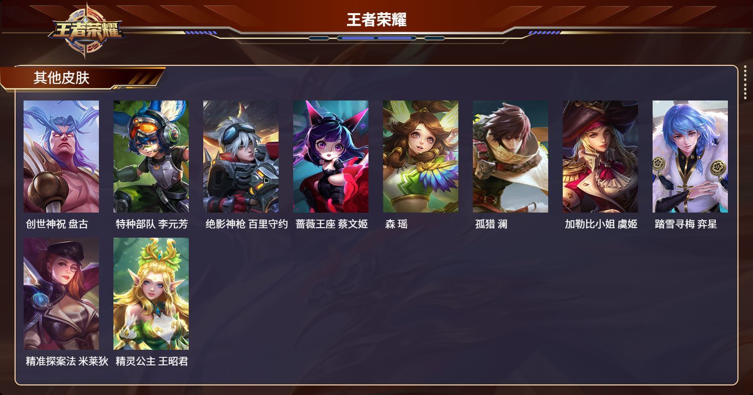 WZKG3110929王者荣耀账号详情图7