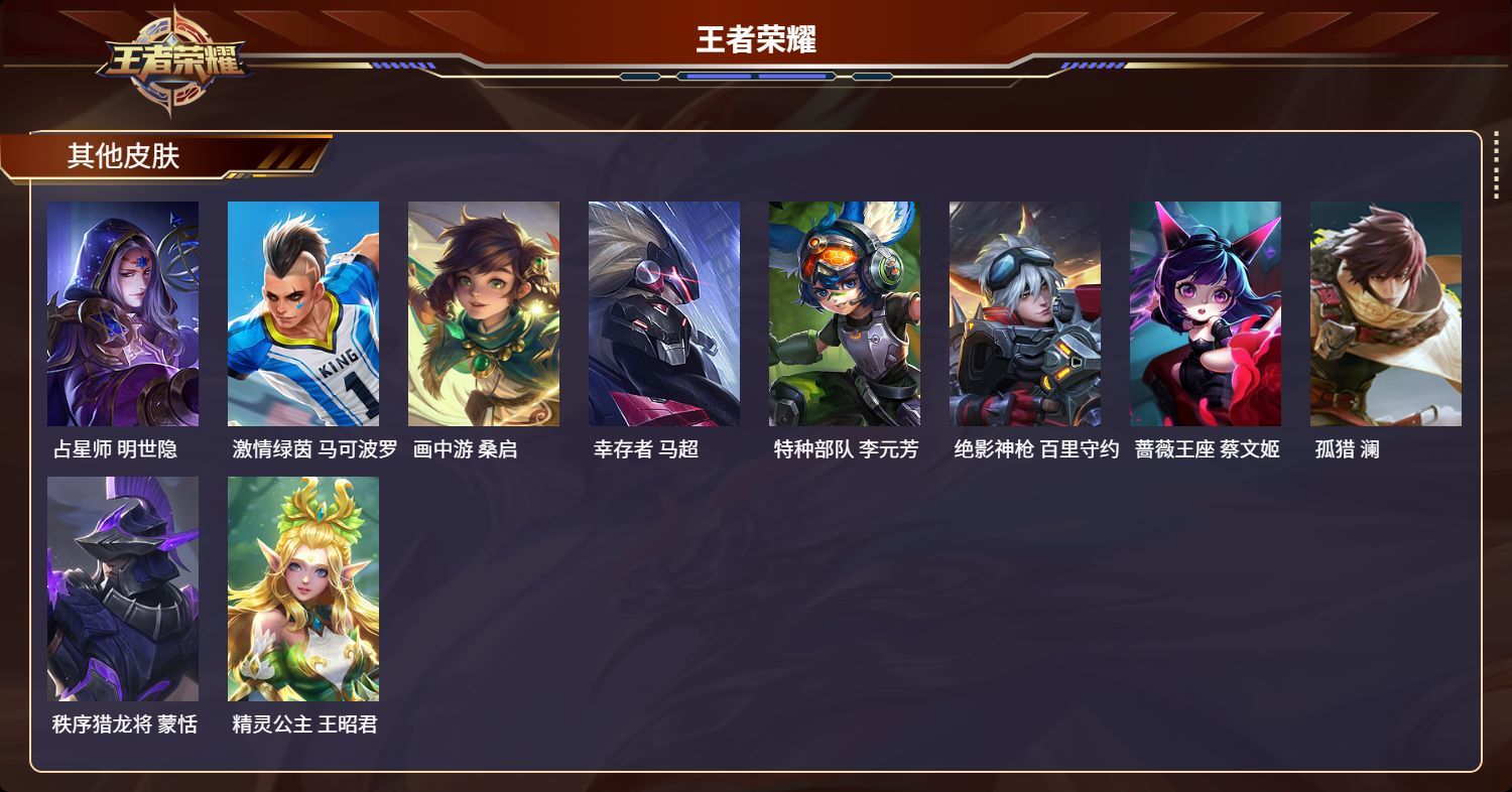 WZKG3110941王者荣耀账号详情图6